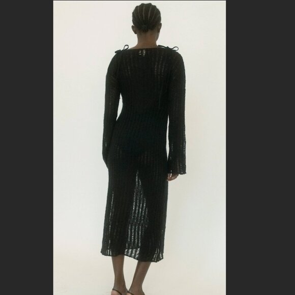 Bella Anna Polilla Crochet Dress M - Picture 3 of 5